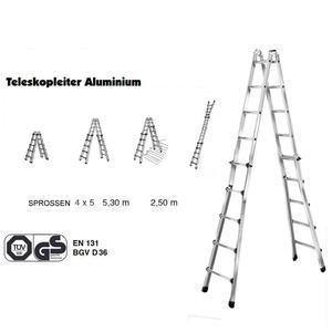 Leiter / Teleskopleiter Aluminium